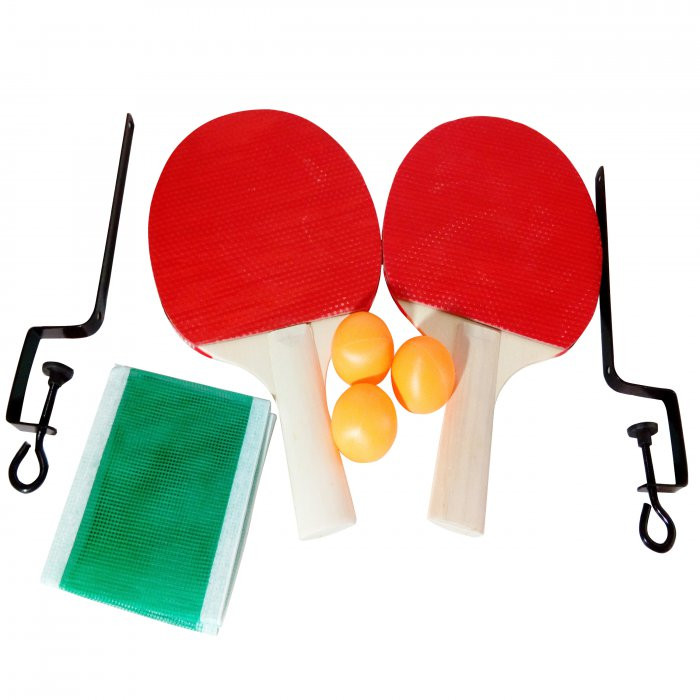 راکت پینگ پنگ مدل TH۶۹ به همراه توپ و تور و گیره