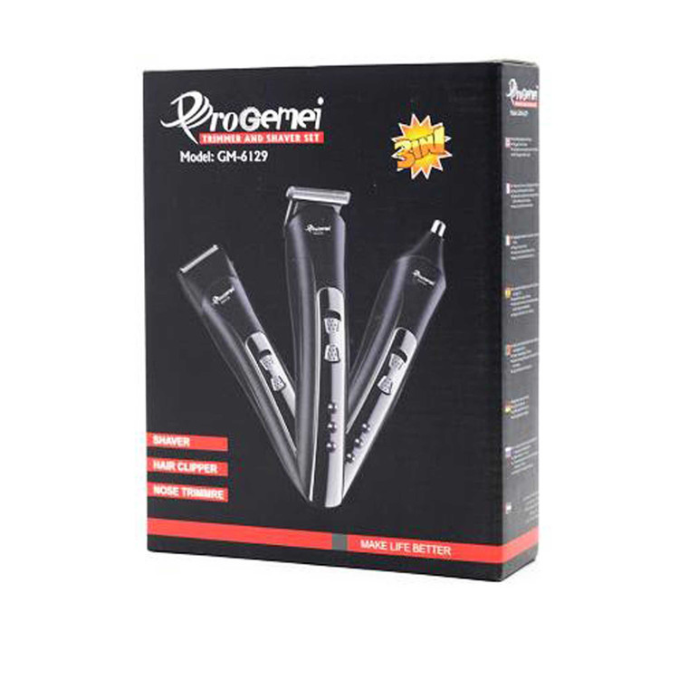 ریش تراش سه کاره پروجمی مدل GM-۶۱۲۹